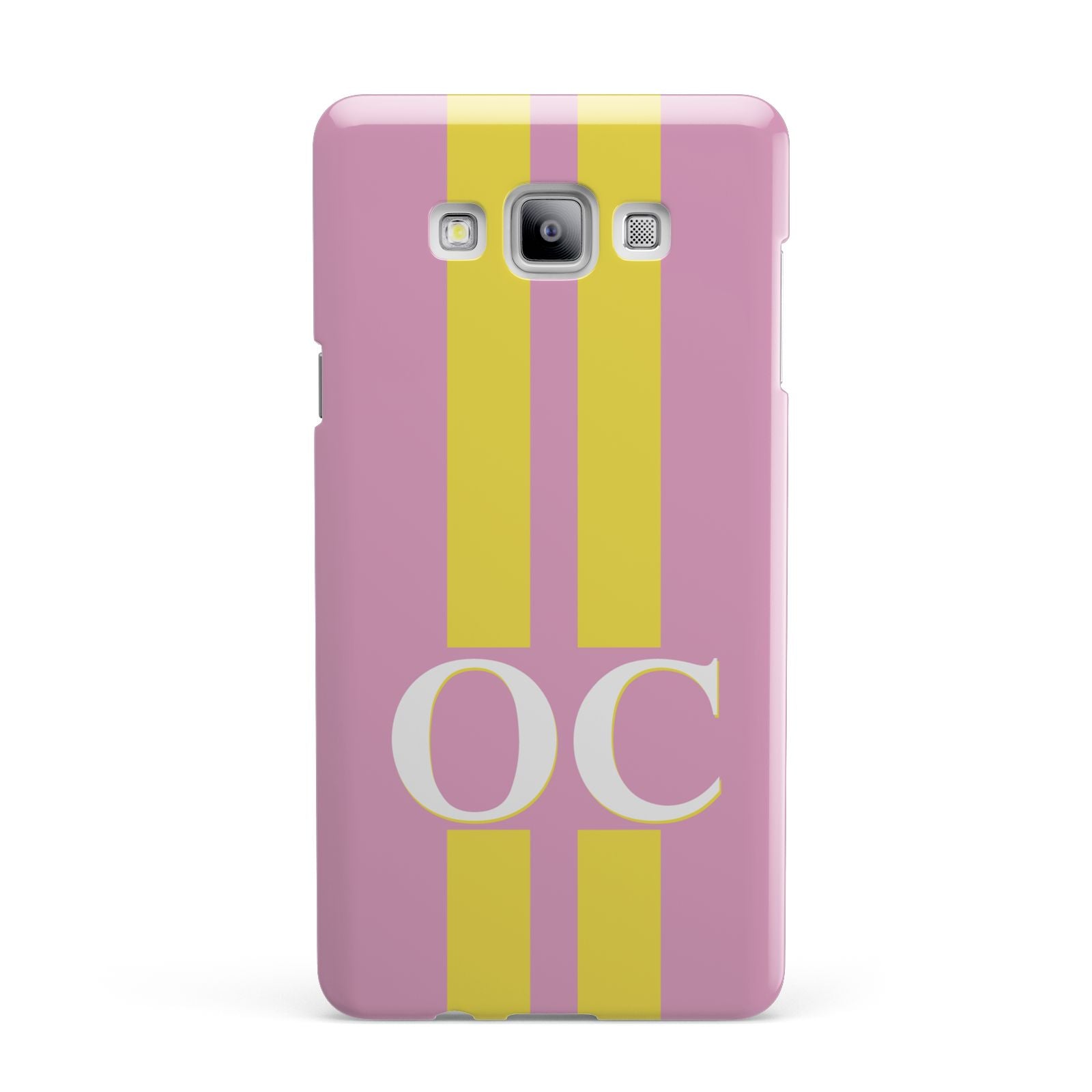 Pink Personalised Initials Samsung Galaxy A7 2015 Case