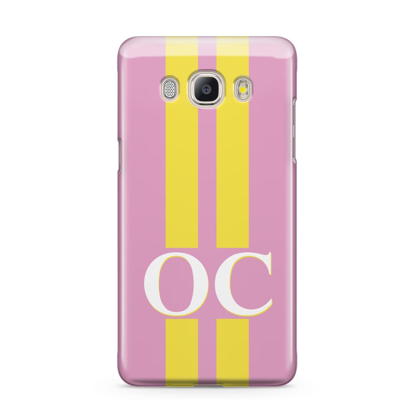 Pink Personalised Initials Samsung Galaxy J5 2016 Case