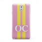 Pink Personalised Initials Samsung Galaxy Note 3 Case
