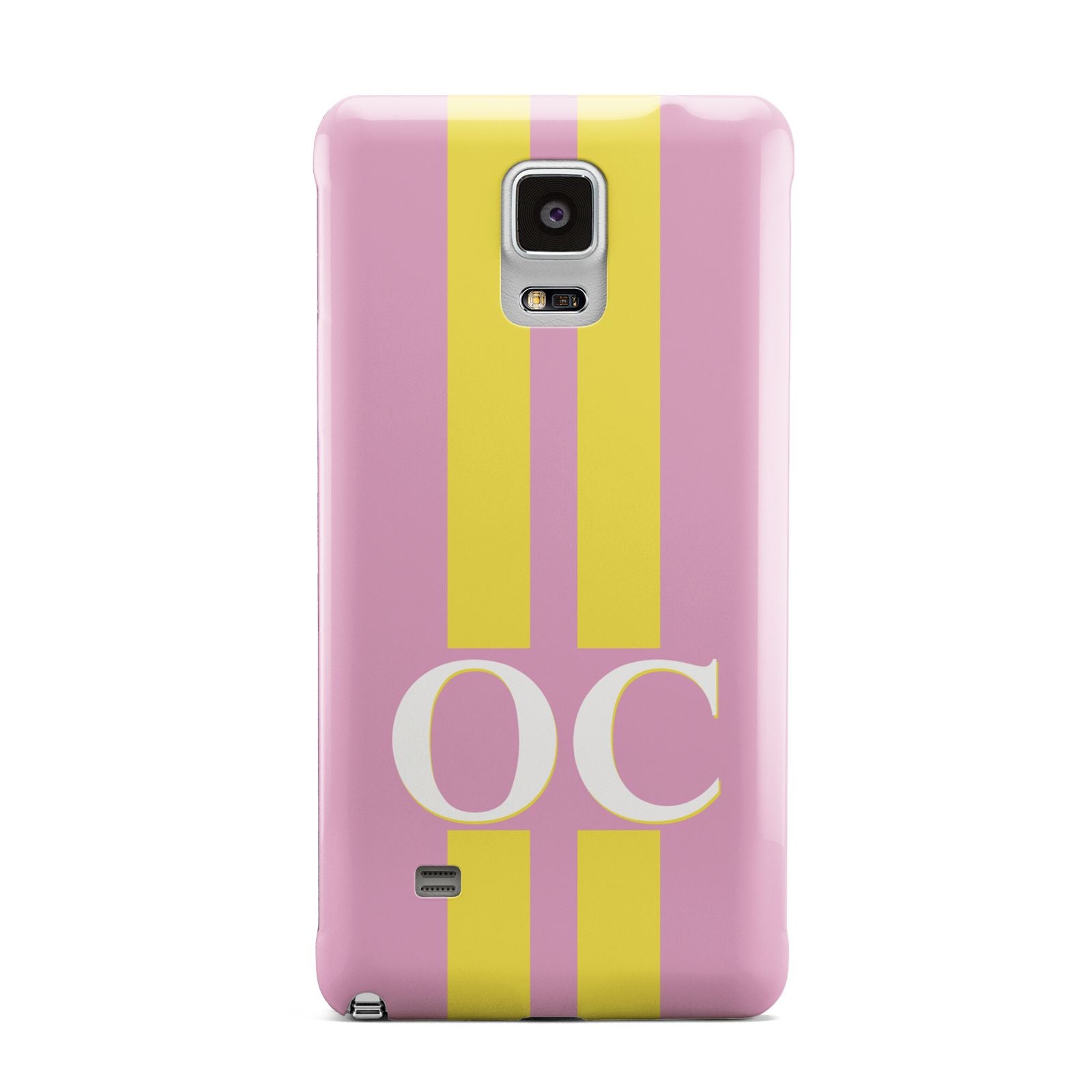 Pink Personalised Initials Samsung Galaxy Note 4 Case