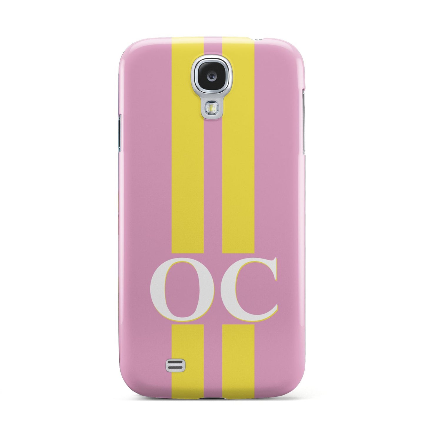 Pink Personalised Initials Samsung Galaxy S4 Case