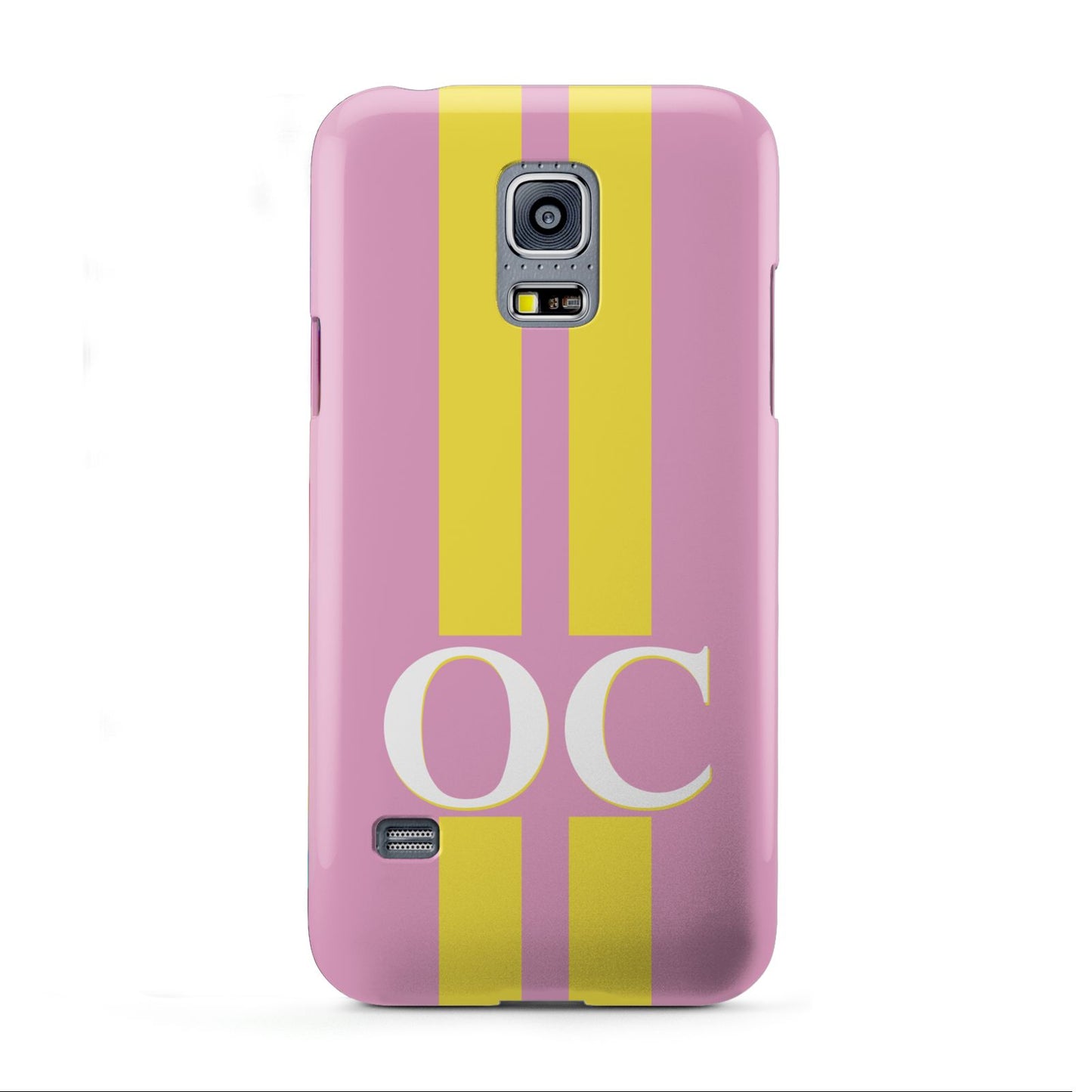 Pink Personalised Initials Samsung Galaxy S5 Mini Case
