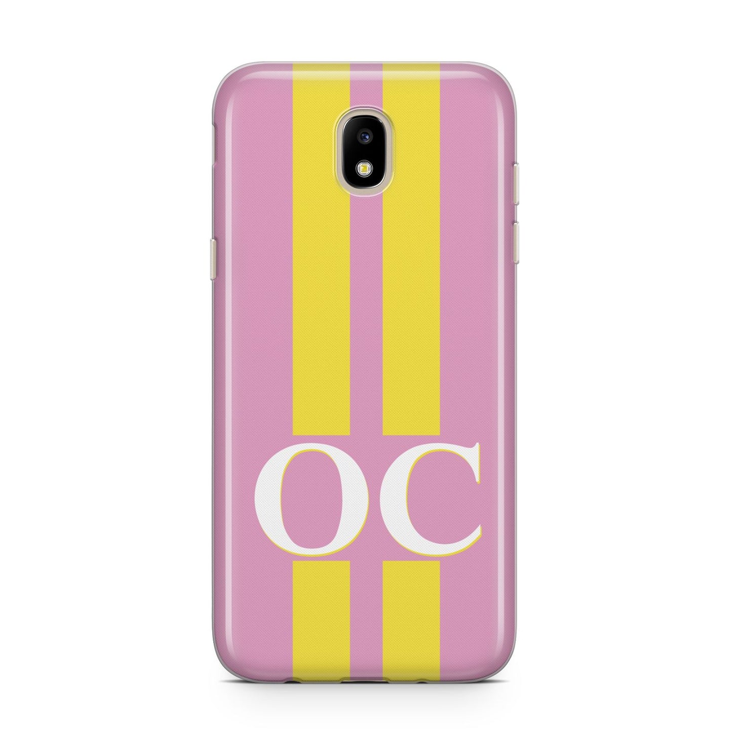 Pink Personalised Initials Samsung J5 2017 Case