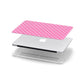 Pink Polka Dot Apple MacBook Case in Detail