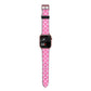 Pink Polka Dot Apple Watch Strap Size 38mm with Rose Gold Hardware