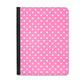 Pink Polka Dot Apple iPad Leather Folio Case