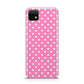 Pink Polka Dot Huawei Enjoy 20 Phone Case