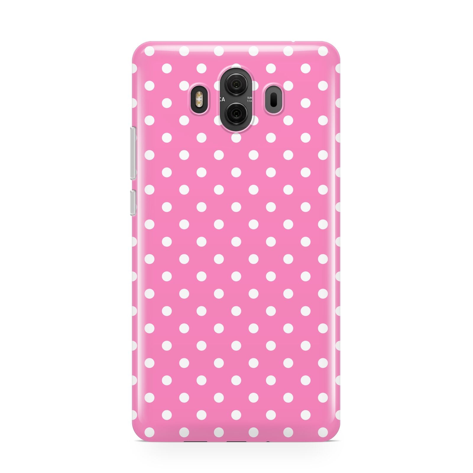 Pink Polka Dot Huawei Mate 10 Protective Phone Case