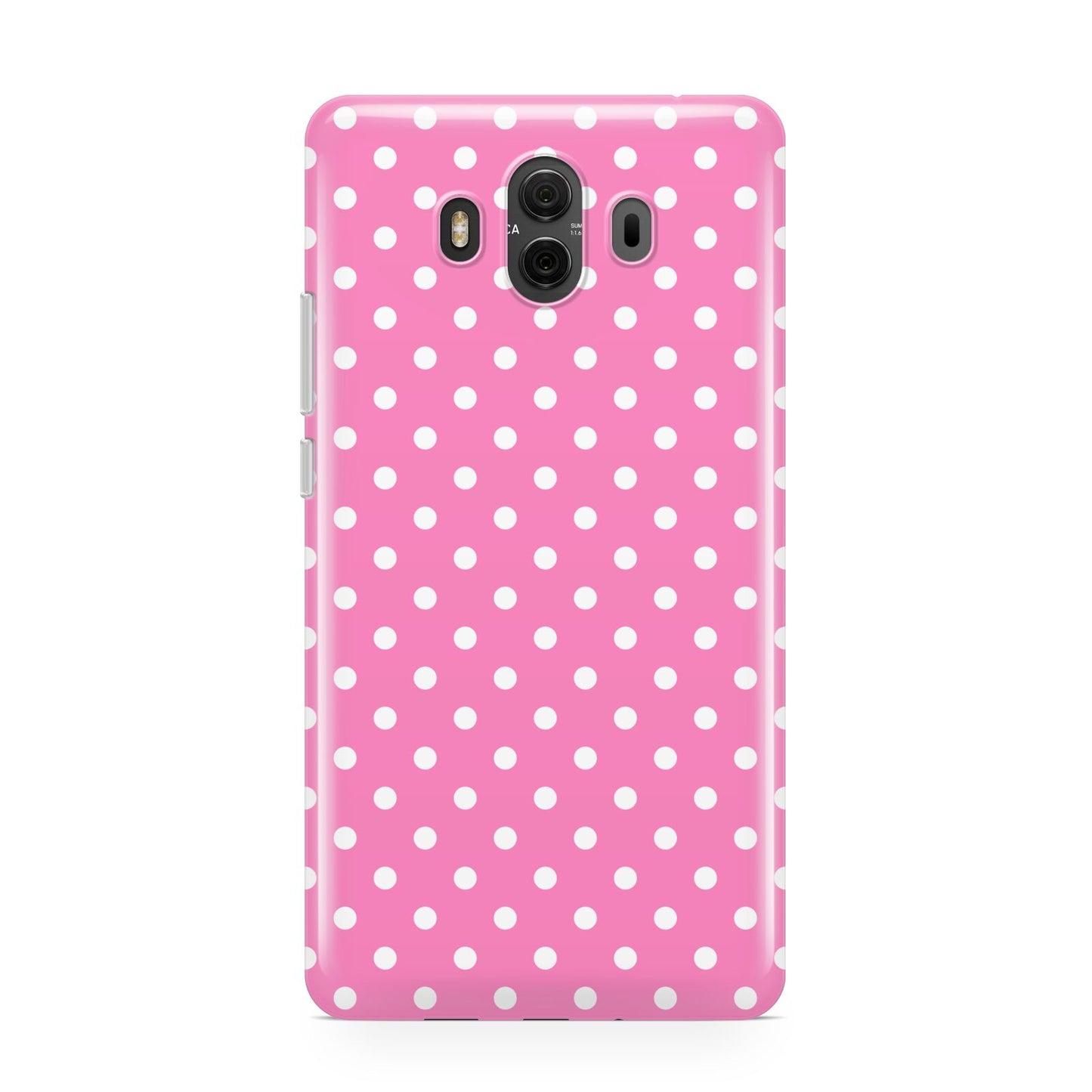 Pink Polka Dot Huawei Mate 10 Protective Phone Case