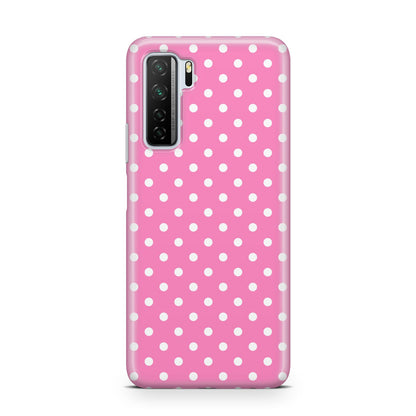 Pink Polka Dot Huawei P40 Lite 5G Phone Case