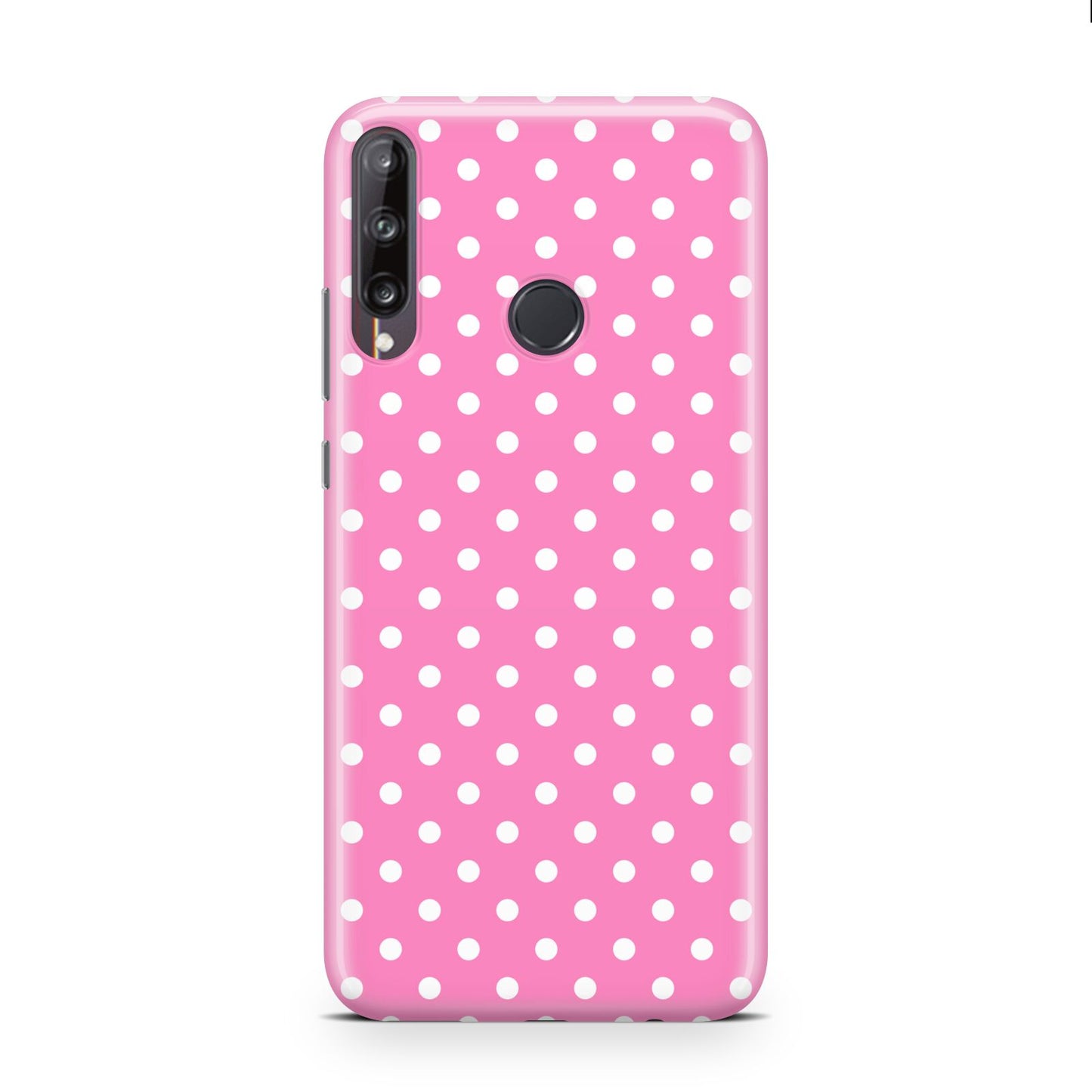 Pink Polka Dot Huawei P40 Lite E Phone Case