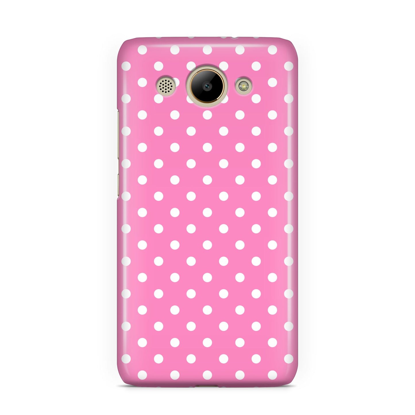 Pink Polka Dot Huawei Y3 2017