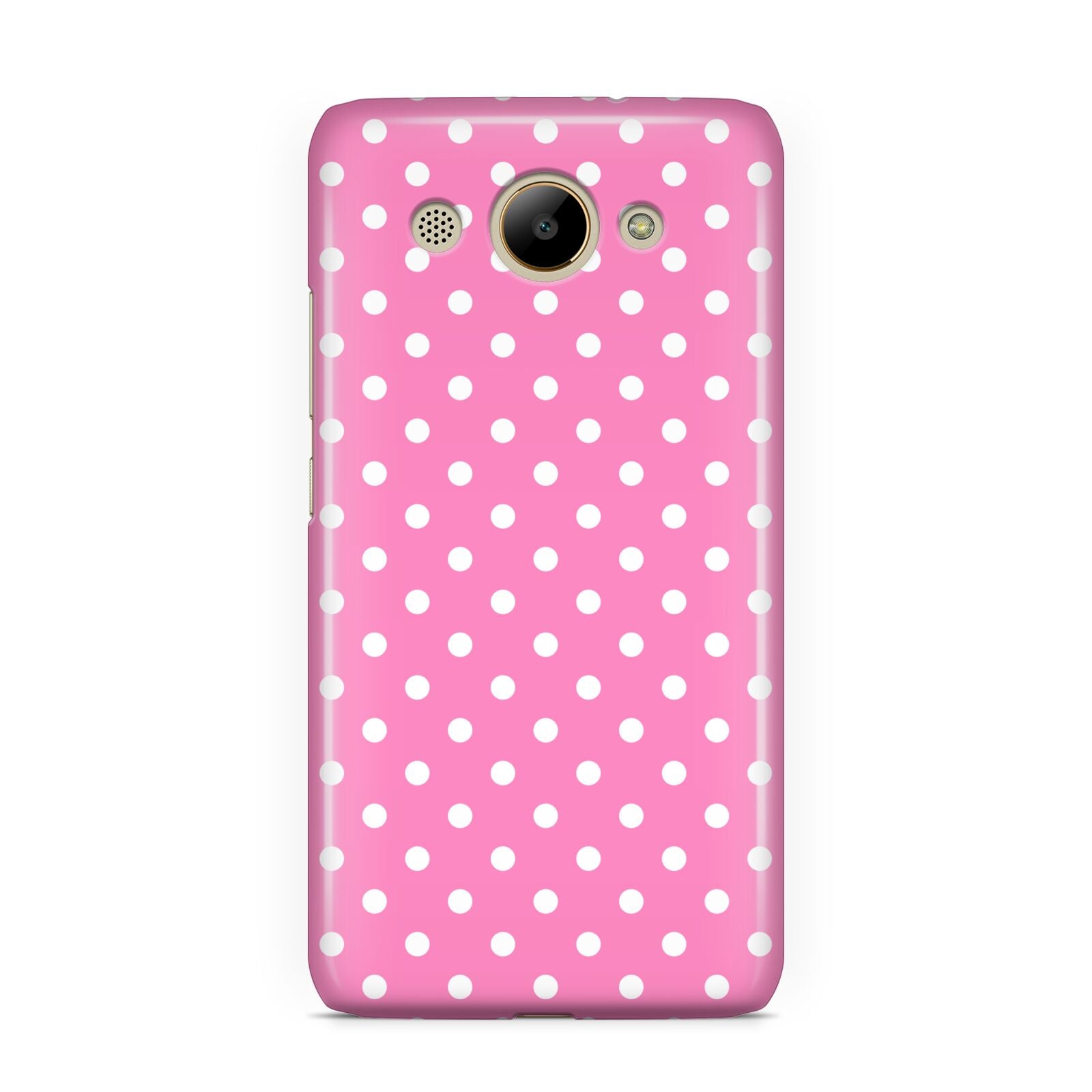 Pink Polka Dot Huawei Y3 2017