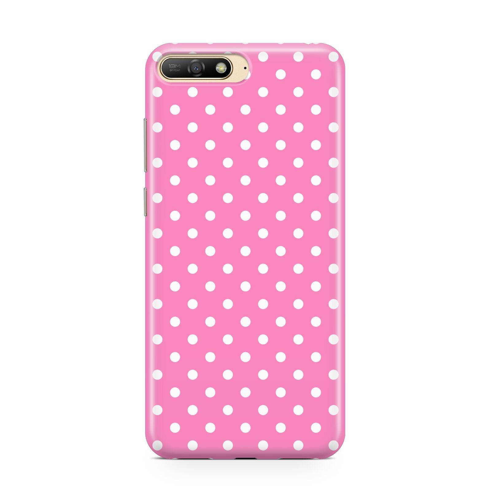 Pink Polka Dot Huawei Y6 2018