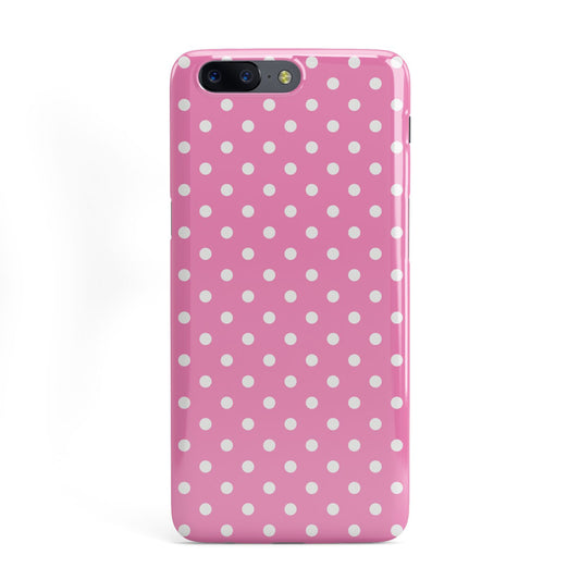 Pink Polka Dot OnePlus Case