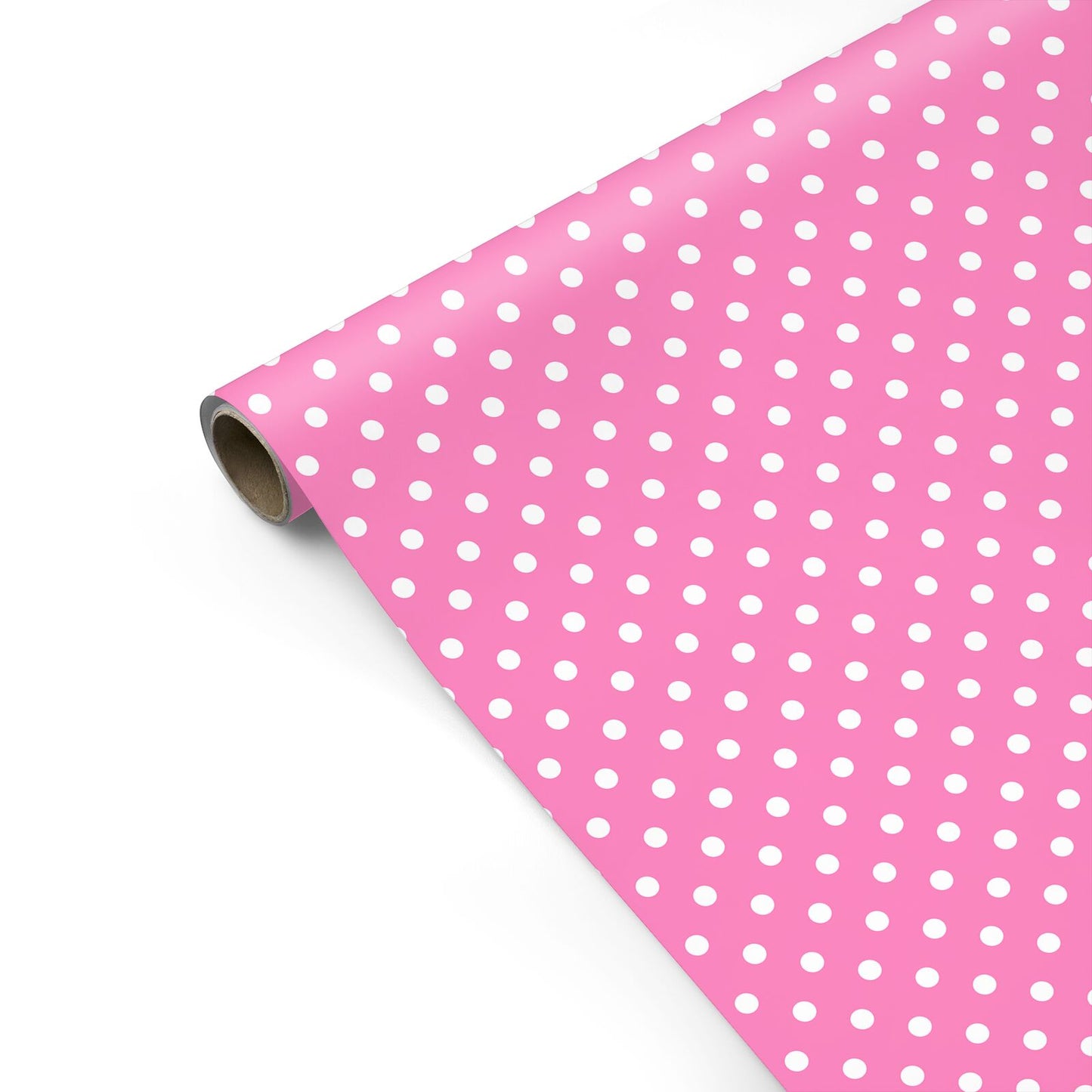 Pink Polka Dot Personalised Gift Wrap