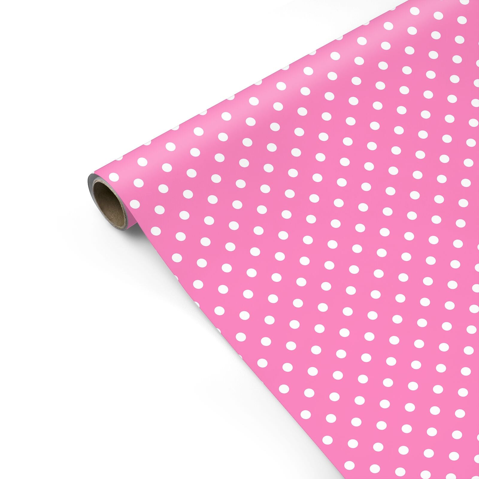 Pink Polka Dot Personalised Gift Wrap