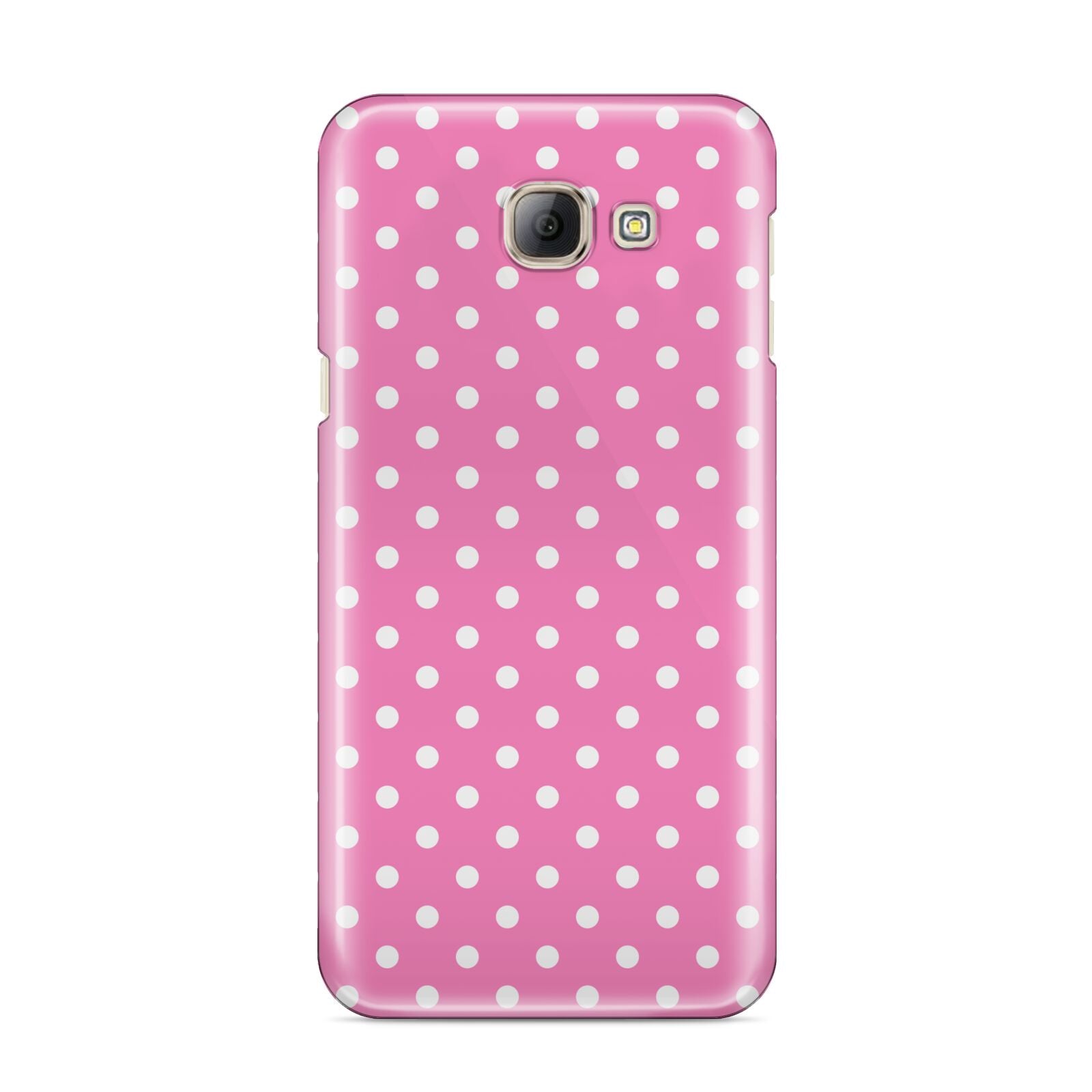 Pink Polka Dot Samsung Galaxy A8 2016 Case