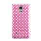 Pink Polka Dot Samsung Galaxy Note 4 Case