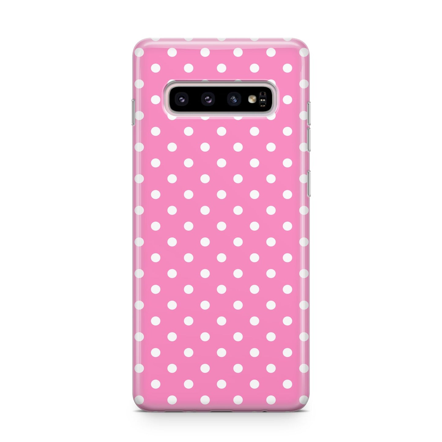 Pink Polka Dot Samsung Galaxy S10 Plus Case