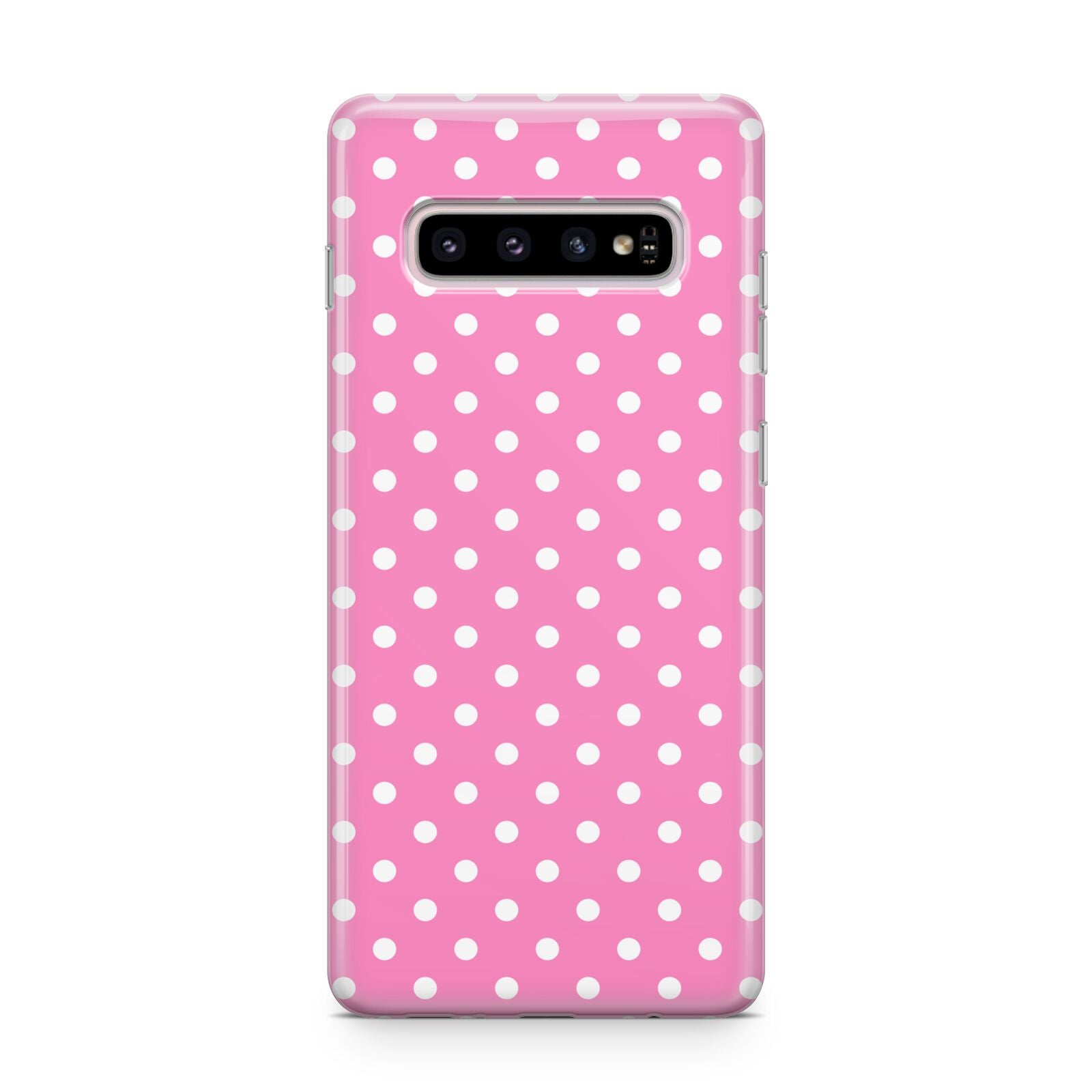 Pink Polka Dot Samsung Galaxy S10 Plus Case