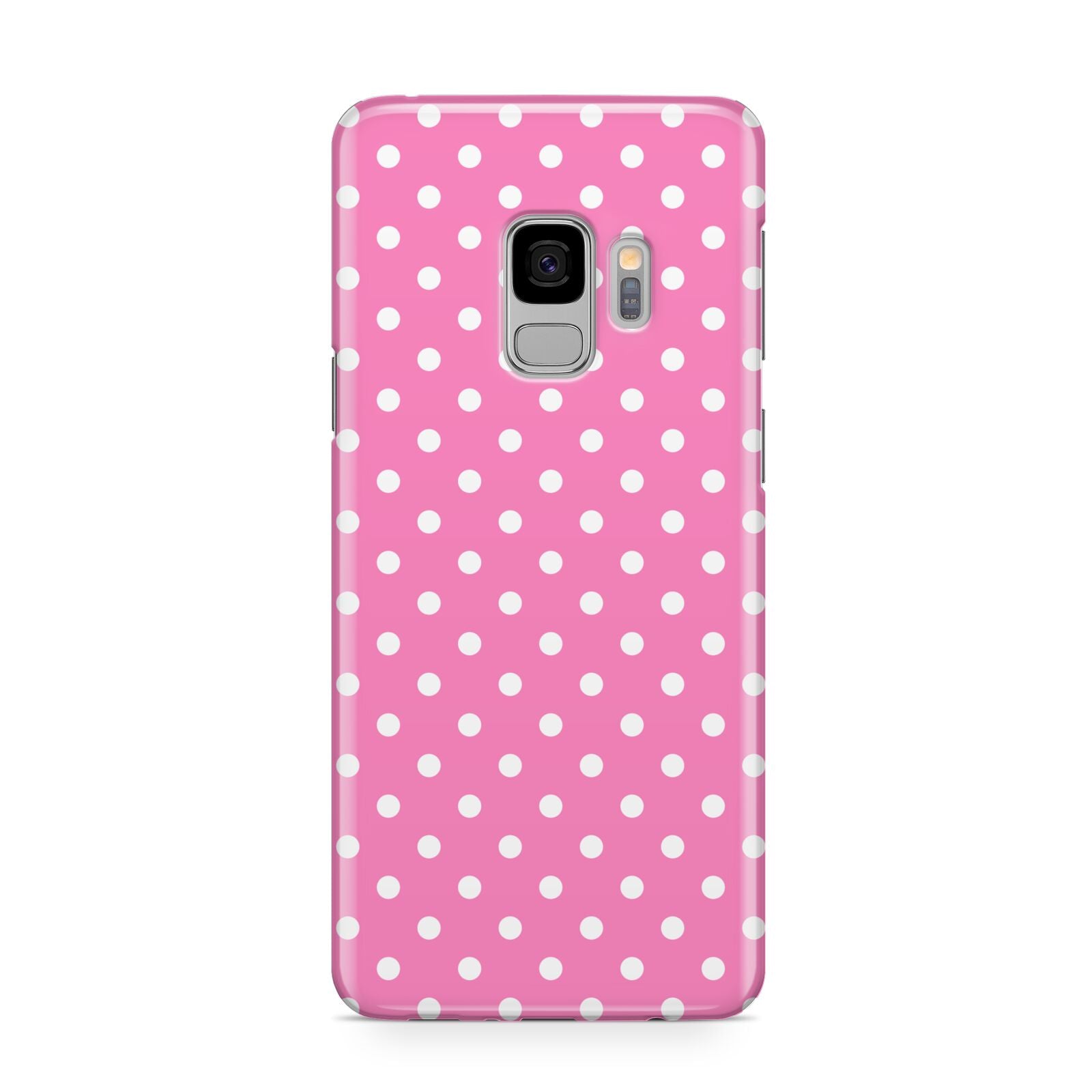 Pink Polka Dot Samsung Galaxy S9 Case