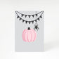 Pink Pumpkin Halloween Card A5 Greetings Card