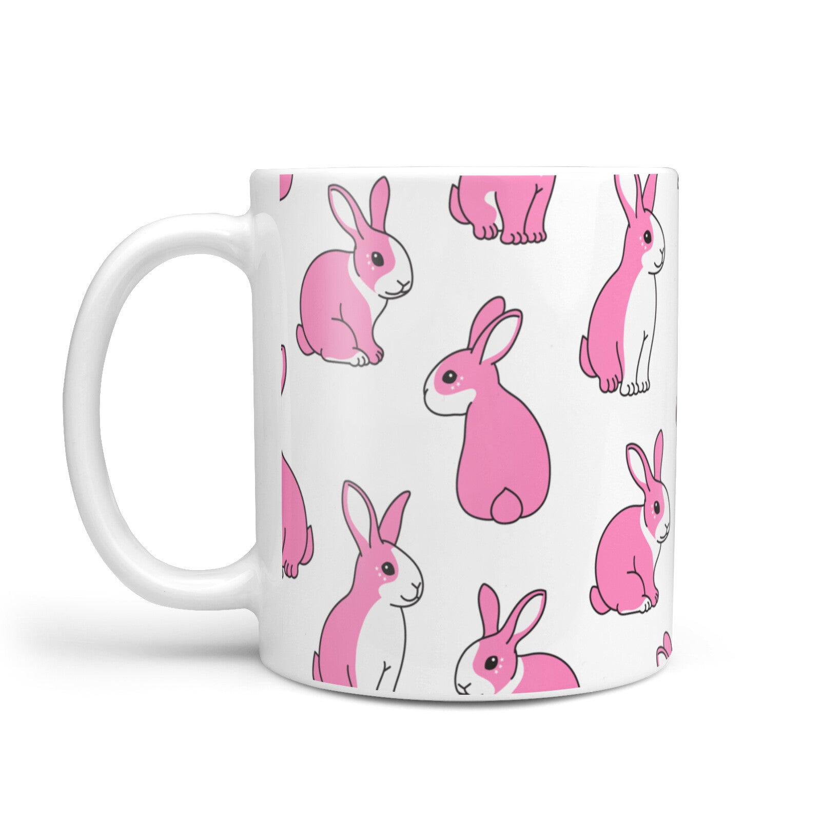 Pink Rabbits 10oz Mug Alternative Image 1
