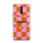 Pink Red Checkered Heart Custom Huawei Mate 20 Lite
