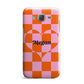 Pink Red Checkered Heart Custom Samsung Galaxy J7 Case