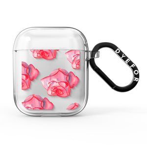 Pink Roses AirPods Case