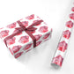 Pink Roses Personalised Wrapping Paper