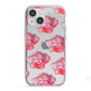 Pink Roses iPhone 13 Mini TPU Impact Case with White Edges