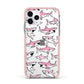 Pink Shark Apple iPhone 11 Pro in Silver with Pink Impact Case