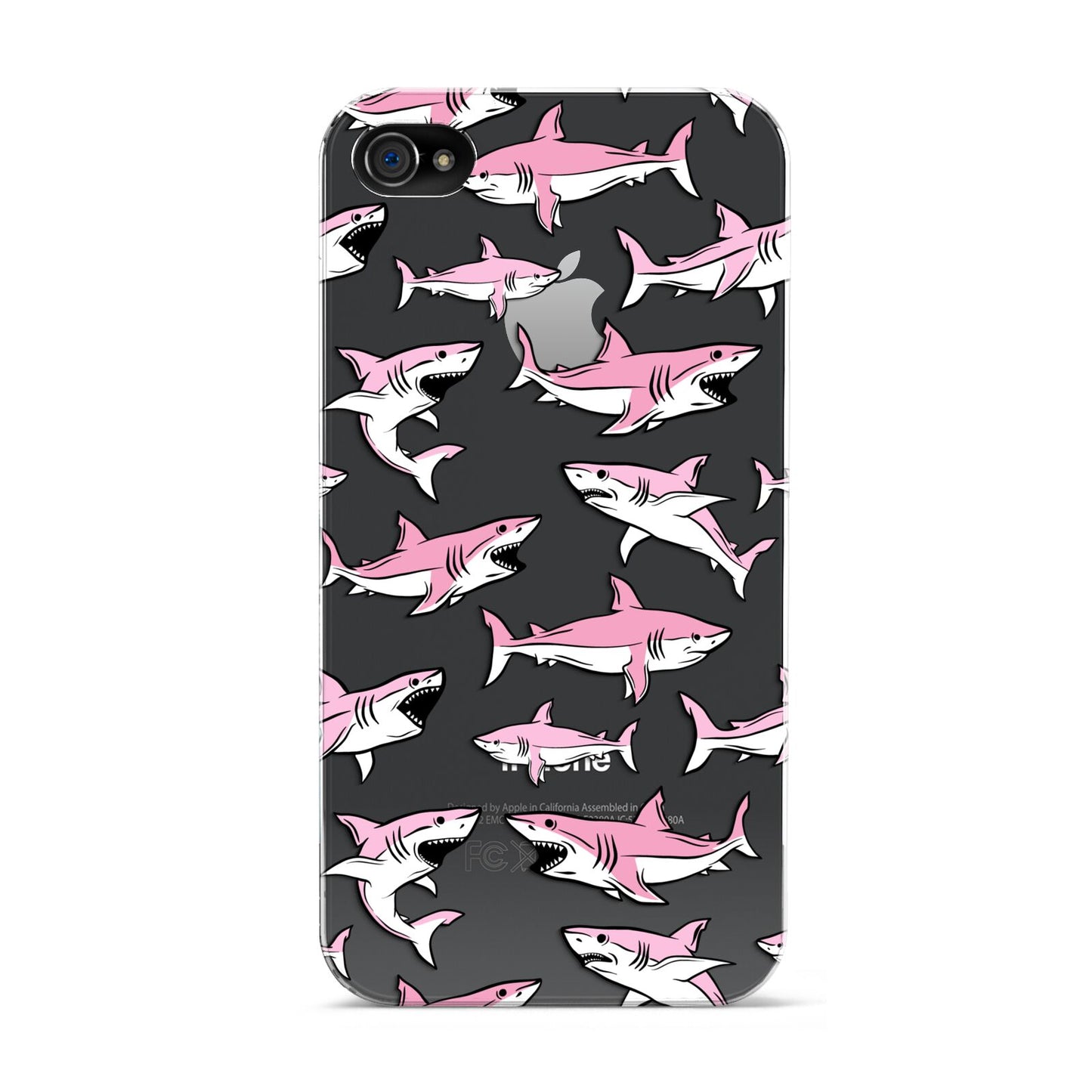 Pink Shark Apple iPhone 4s Case