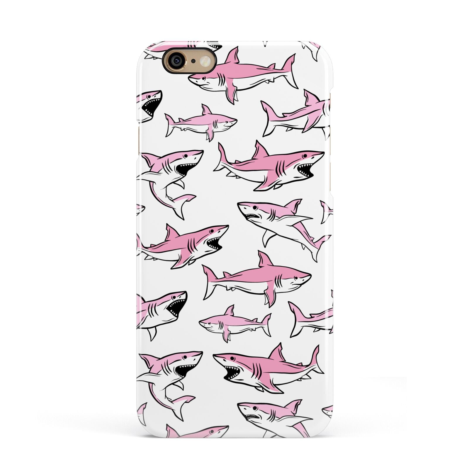 Pink Shark Apple iPhone 6 3D Snap Case
