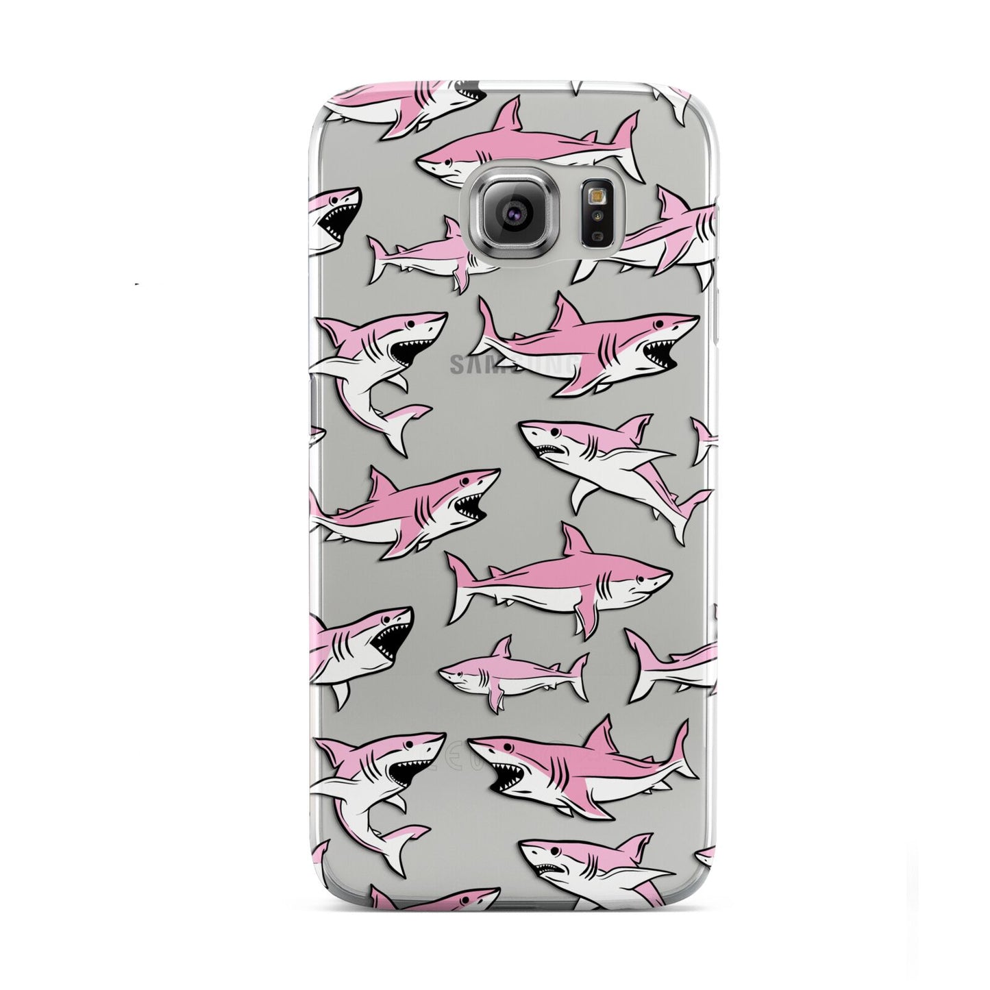 Pink Shark Samsung Galaxy S6 Case