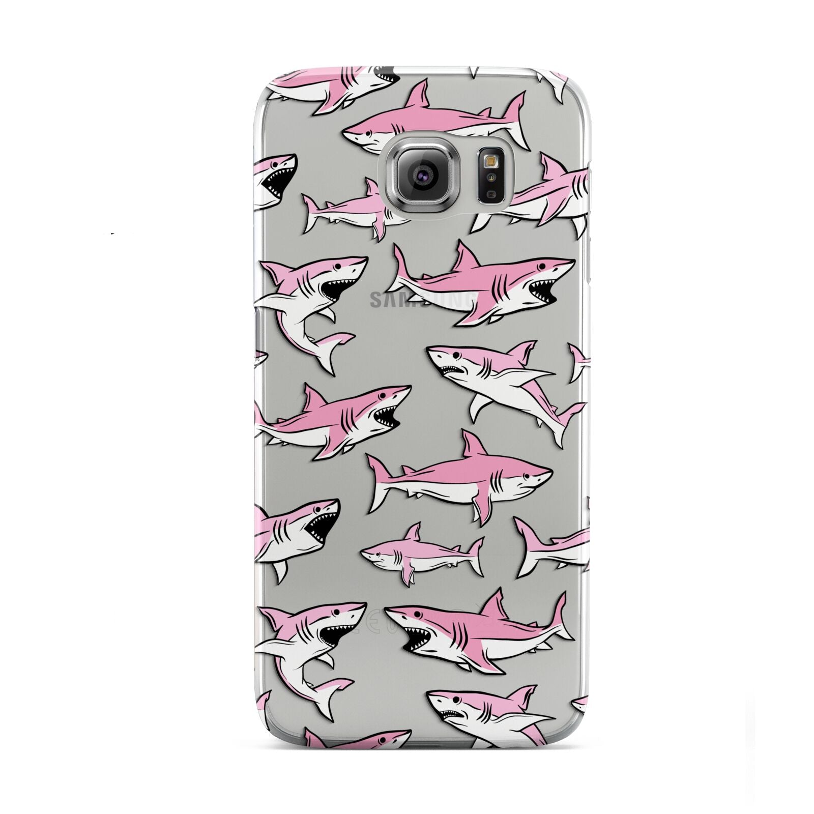Pink Shark Samsung Galaxy S6 Case