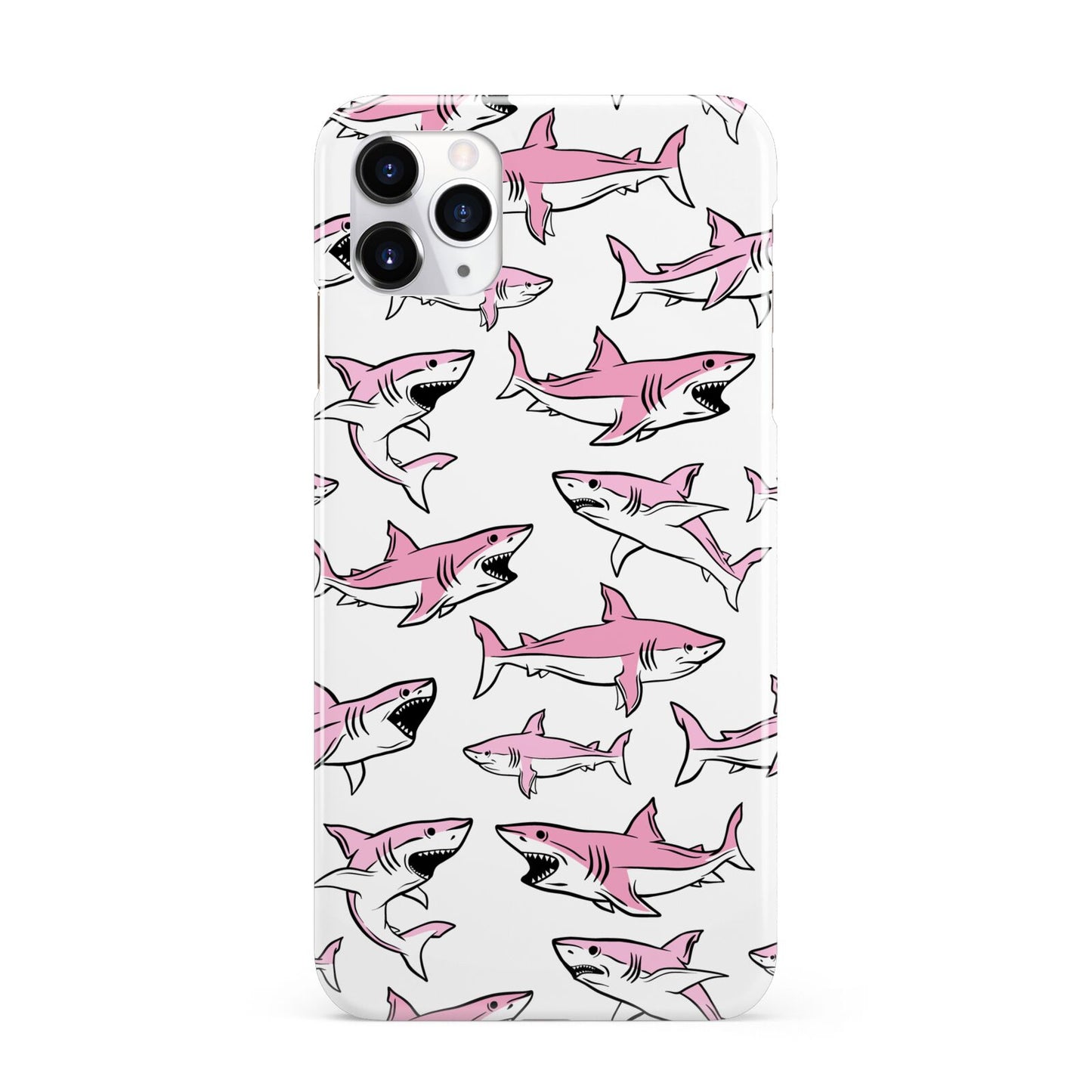 Pink Shark iPhone 11 Pro Max 3D Snap Case