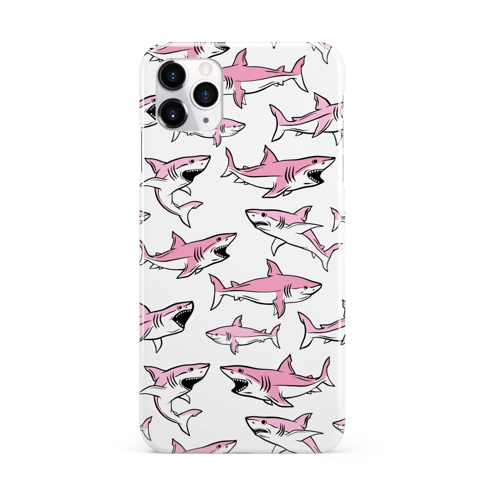 Pink Shark iPhone 11 Pro Max 3D Snap Case
