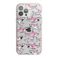 Pink Shark iPhone 13 Pro Max TPU Impact Case with Pink Edges
