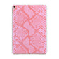 Pink Snakeskin Apple iPad Rose Gold Case