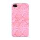 Pink Snakeskin Apple iPhone 4s Case