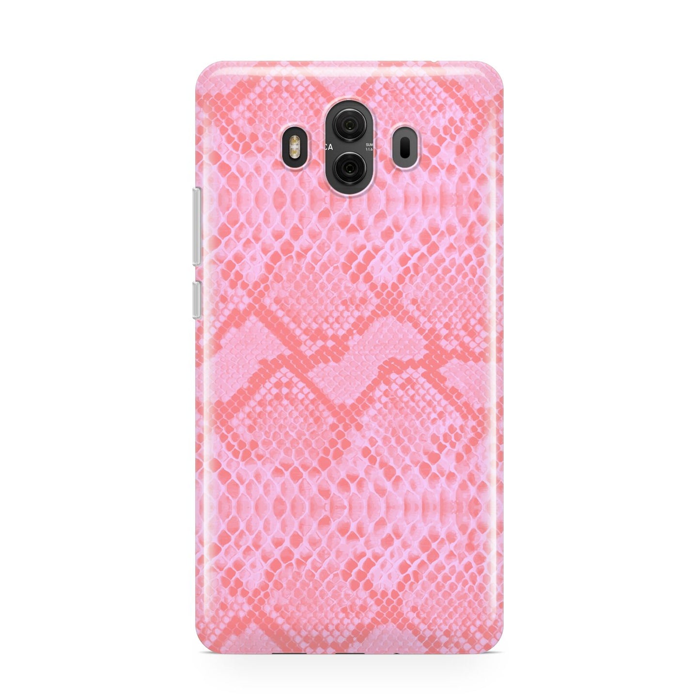 Pink Snakeskin Huawei Mate 10 Protective Phone Case