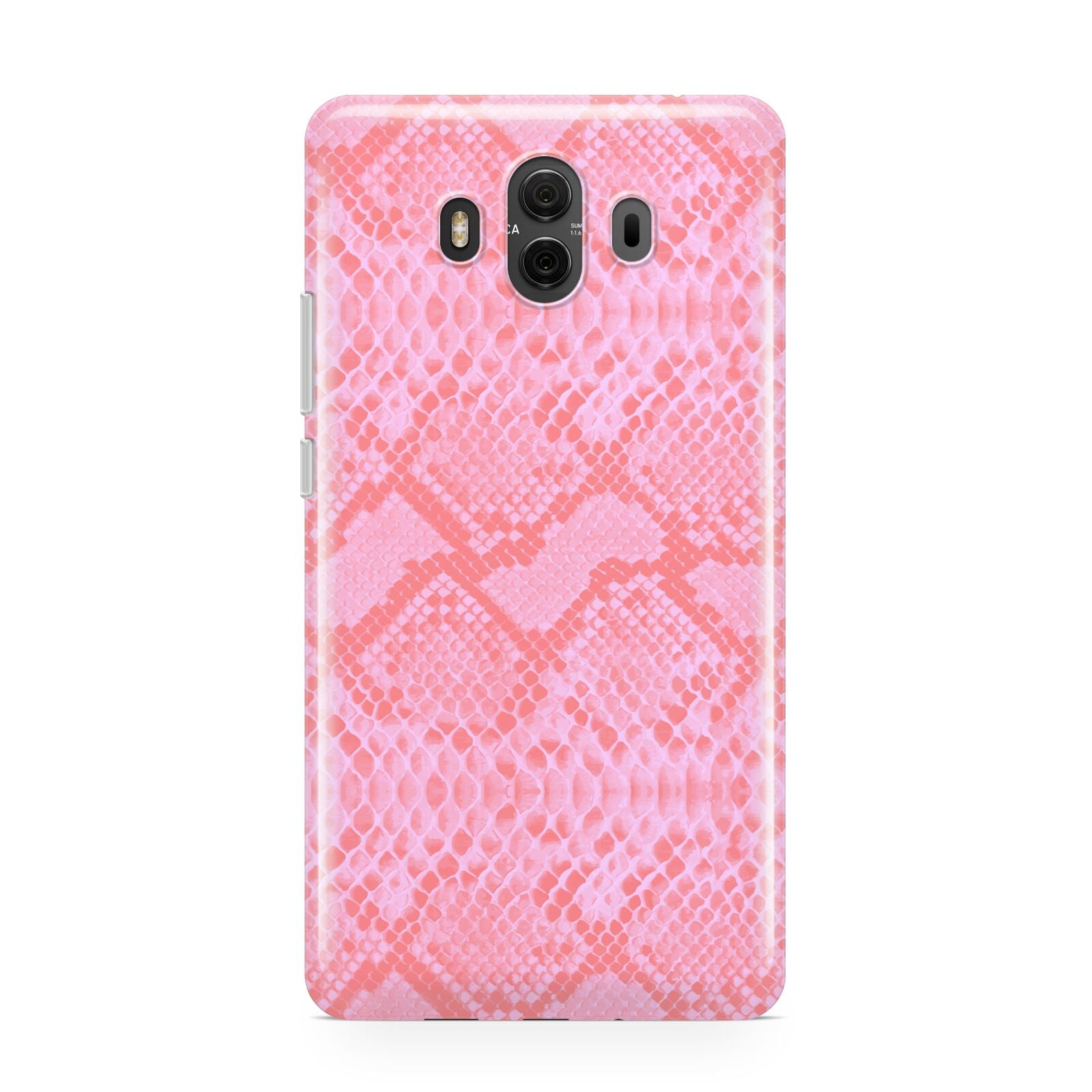 Pink Snakeskin Huawei Mate 10 Protective Phone Case