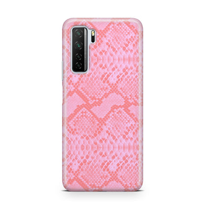 Pink Snakeskin Huawei P40 Lite 5G Phone Case
