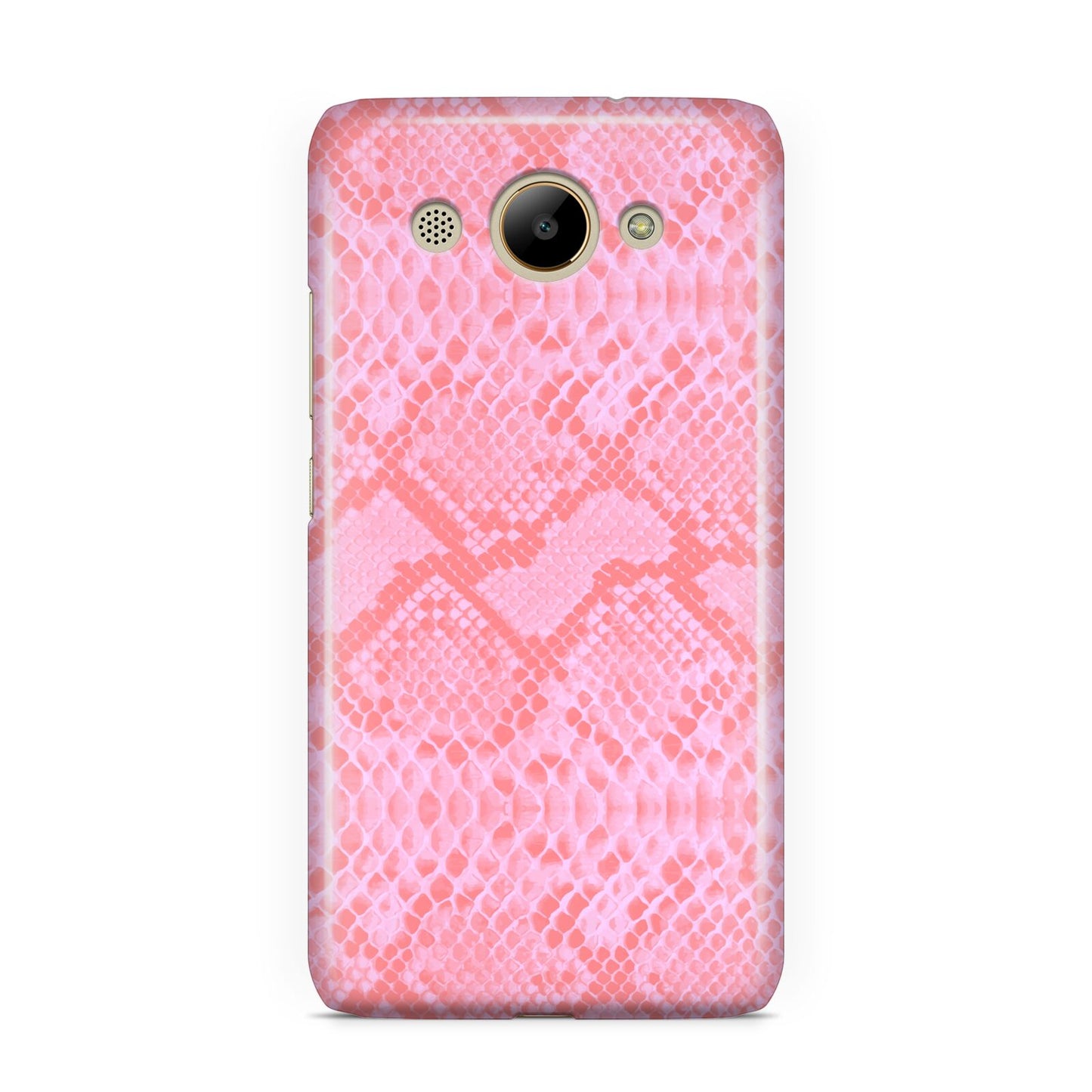 Pink Snakeskin Huawei Y3 2017