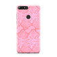 Pink Snakeskin Huawei Y7 2018