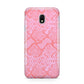 Pink Snakeskin Samsung Galaxy J3 2017 Case