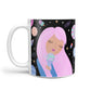 Pink Space Lady Personalised 10oz Mug Alternative Image 1